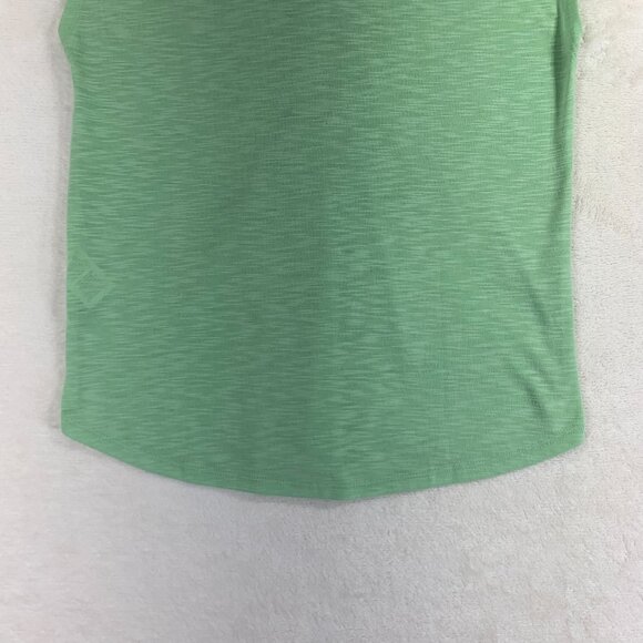 Sleeveless 3 Button V Neck Casual tank top light green tank top Solid size S - Picture 4 of 16